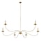 Z-Lite Arrington 6 Light Chandelier, Rubbed Brass 2301-63RB - alternate 6